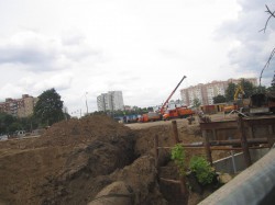 Строительство филиала театра МХТ имени Чехова у станции метро Коломенская. Фото 6